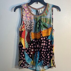 Aldo Martins Colorful Abstract Tank Top